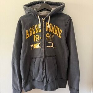 Y2K 2000s Abercrombie & Fitch Zip Up Mens Medium